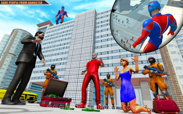 飞行英雄拯救城市截图3