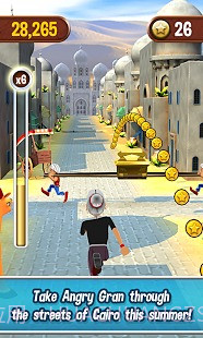 愤怒的老奶奶玩酷跑截图1