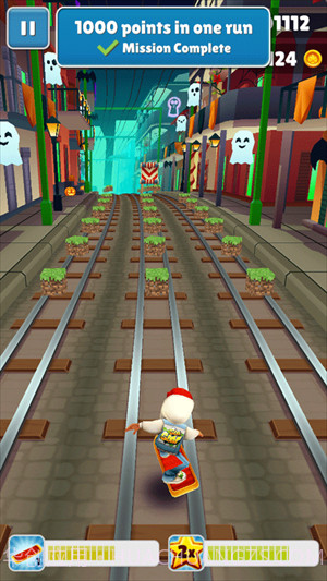 地铁跑酷草方块截图1