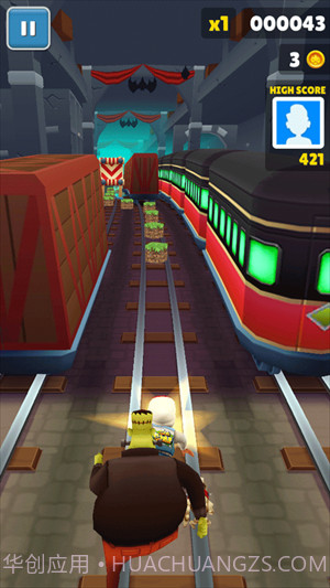 地铁跑酷草方块截图3