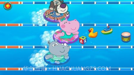 水上公园有趣的水上滑梯截图1 水上公园有趣的水上滑梯截图1