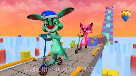 滑板车赛车冒险截图3