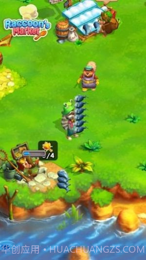 浣熊市场烹饪和农场截图1