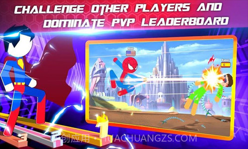 超级火柴人英雄战斗截图2