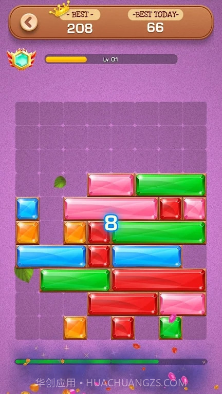 降落的三色方块截图2