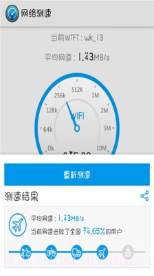 WiFi测速截图1 WiFi测速截图1