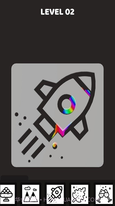 彩虹刮刀画截图1