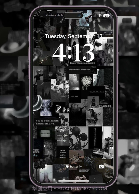 黑色美学壁纸截图1