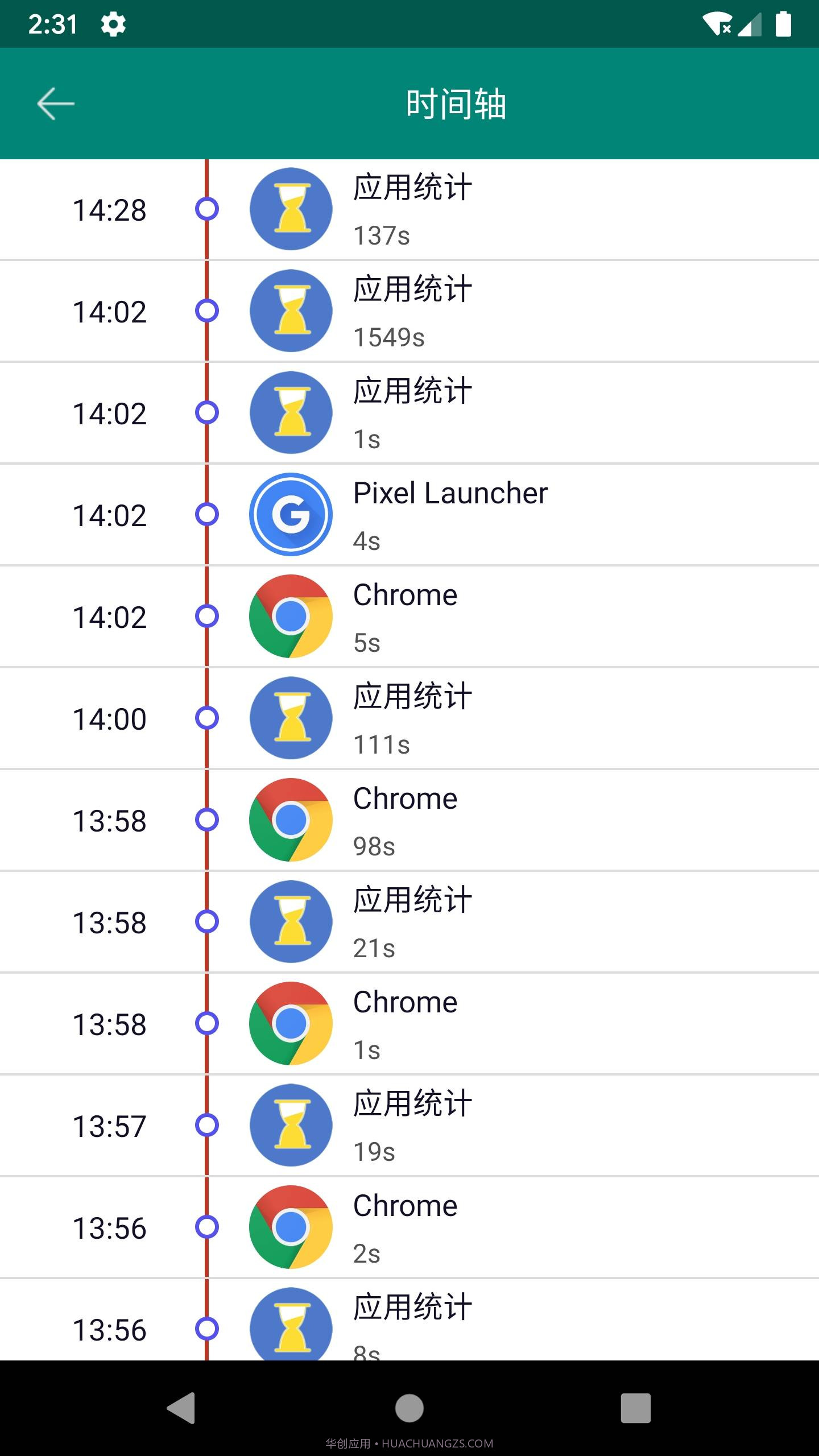 应用统计时间管理截图3 应用统计时间管理截图3