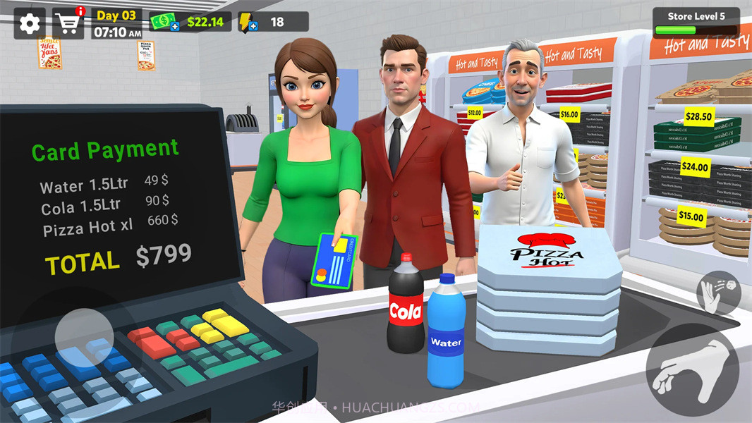 披萨店模拟器3D最新版截图3 披萨店模拟器3D最新版截图3