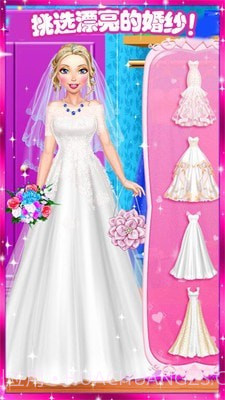 公主梦幻婚礼设计游戏截图3