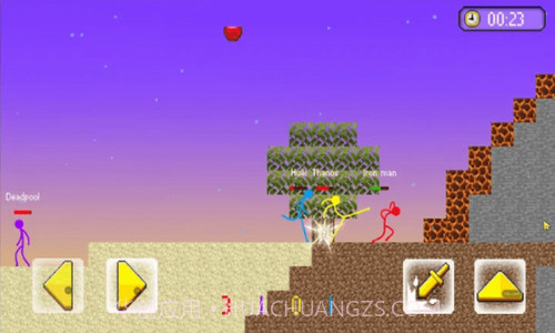 火柴人英雄战斗战争截图2