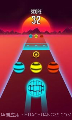 霓虹色球道跑截图1