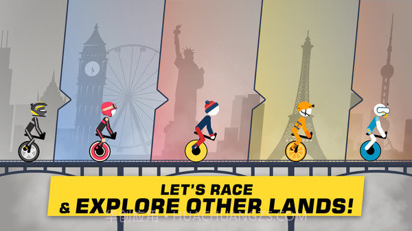 火柴人独轮车对决截图3