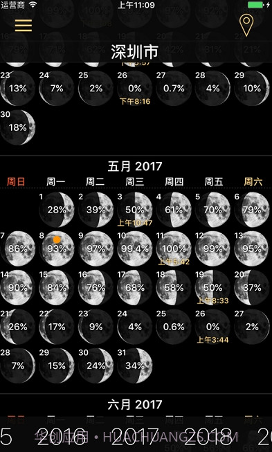 月相盈亏与月球相位预测截图1