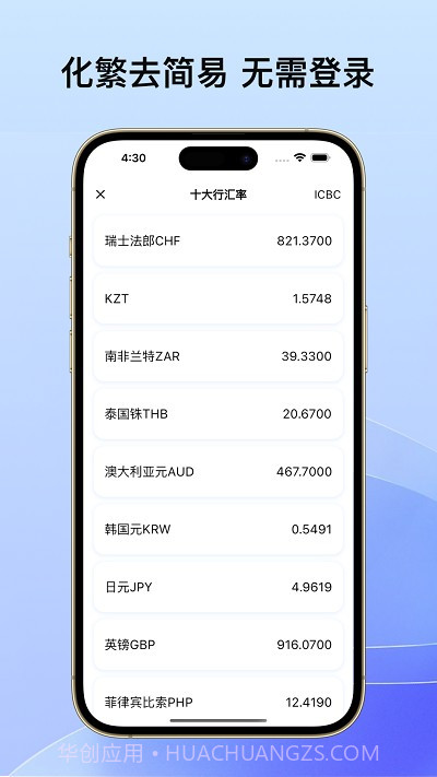 汇小花汇率截图3 汇小花汇率截图3
