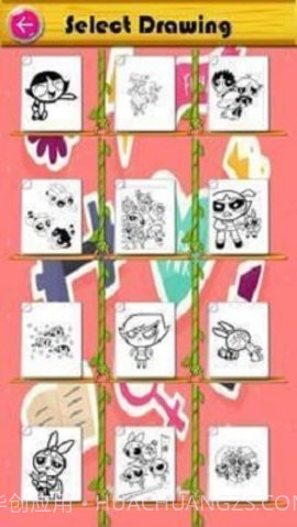 着色神力女孩截图2 着色神力女孩截图2