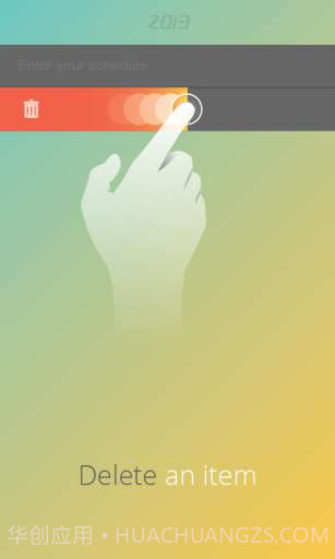 滑动日历 Flip Calendar截图5