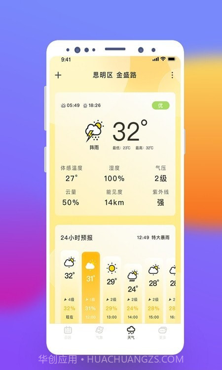气象桌面天气截图2