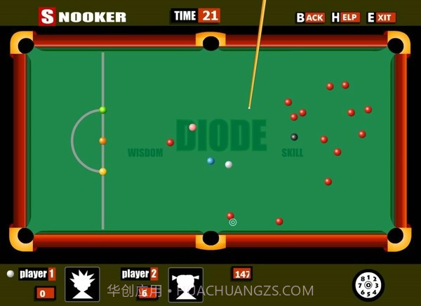 斯诺克台球游戏截图4 斯诺克台球游戏截图4