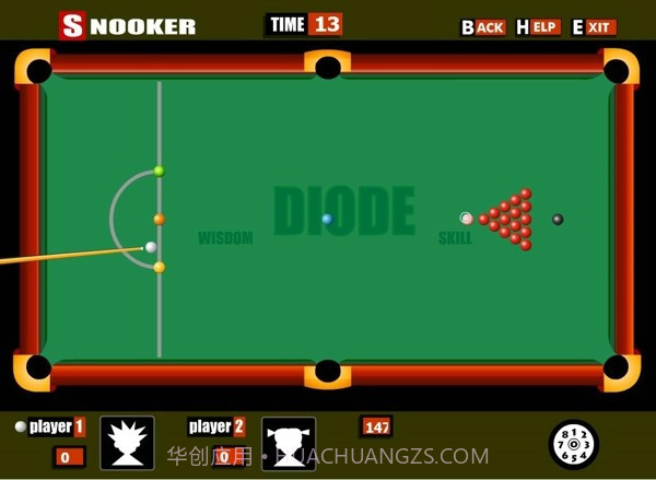 斯诺克台球游戏截图1 斯诺克台球游戏截图1