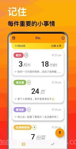 Pin(极简记录趋势统计)截图3