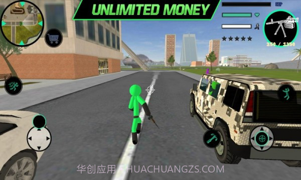 绿棍火柴人绳索英雄截图2