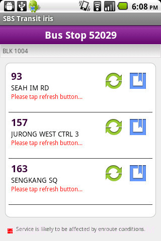 SBS交通导航(SBS Transit iris)截图2