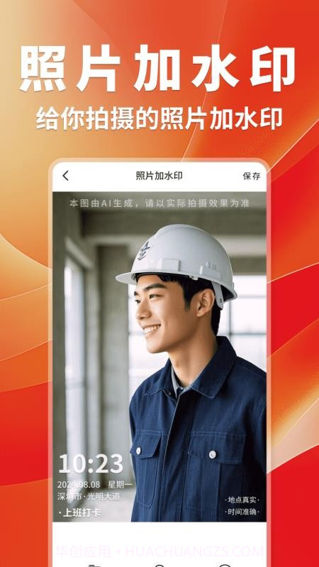 工作打卡水印相机官方正版截图4 工作打卡水印相机官方正版截图4