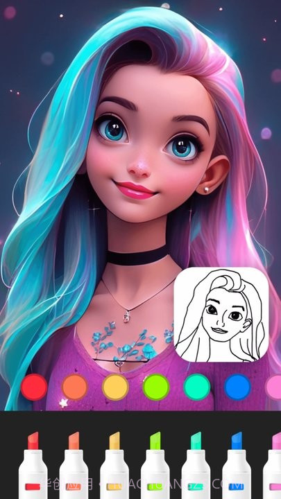 彩虹画画板截图1 彩虹画画板截图1