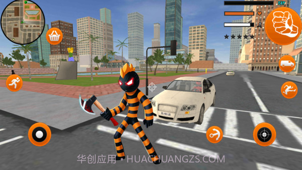 间谍火柴人绳索英雄截图1 间谍火柴人绳索英雄截图1