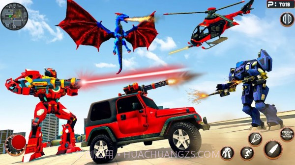 应急消防机器人3D截图2