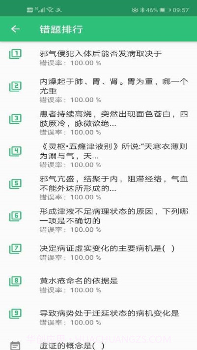 中医师承出师考题库截图2