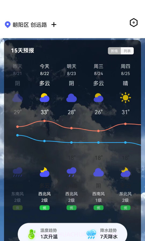 随时报天气大字版截图3