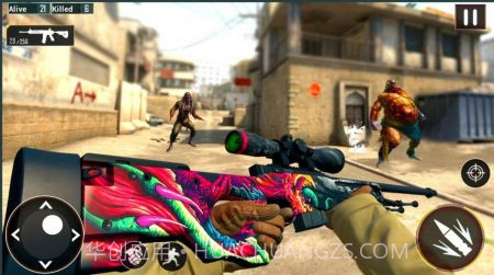 城市僵尸生存狙击射击截图2