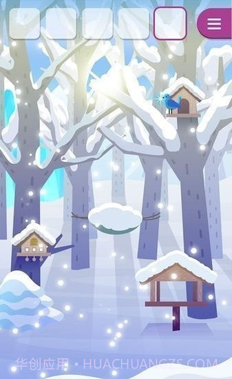 动物们与下雪的岛截图2